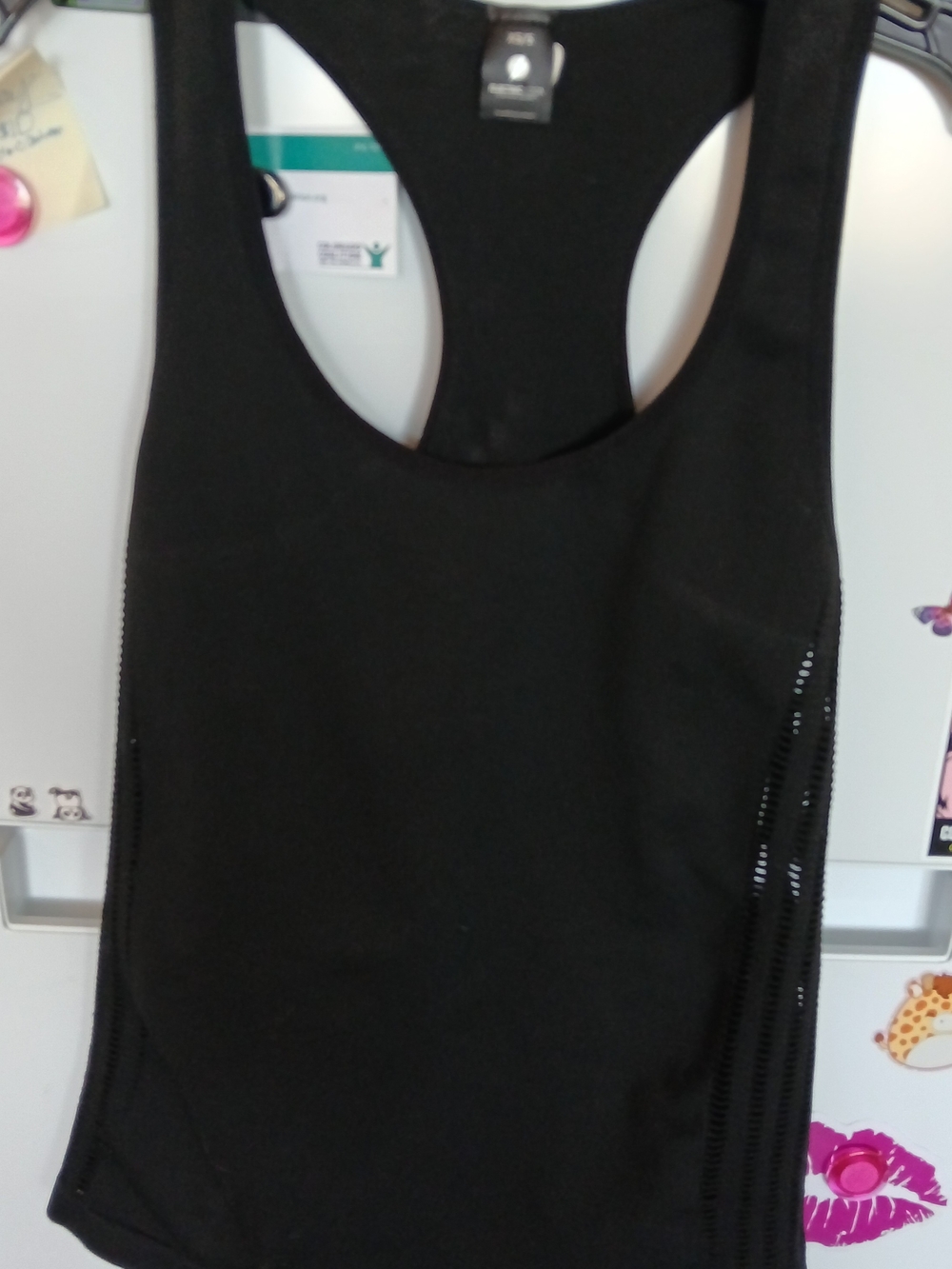 Electric Yoga Black Muscle Tank Top